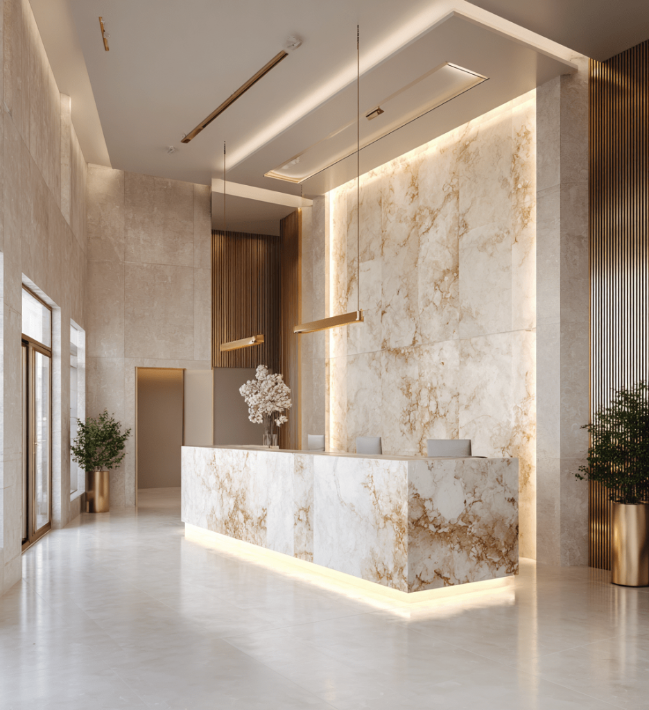 부천치과 로비 내부