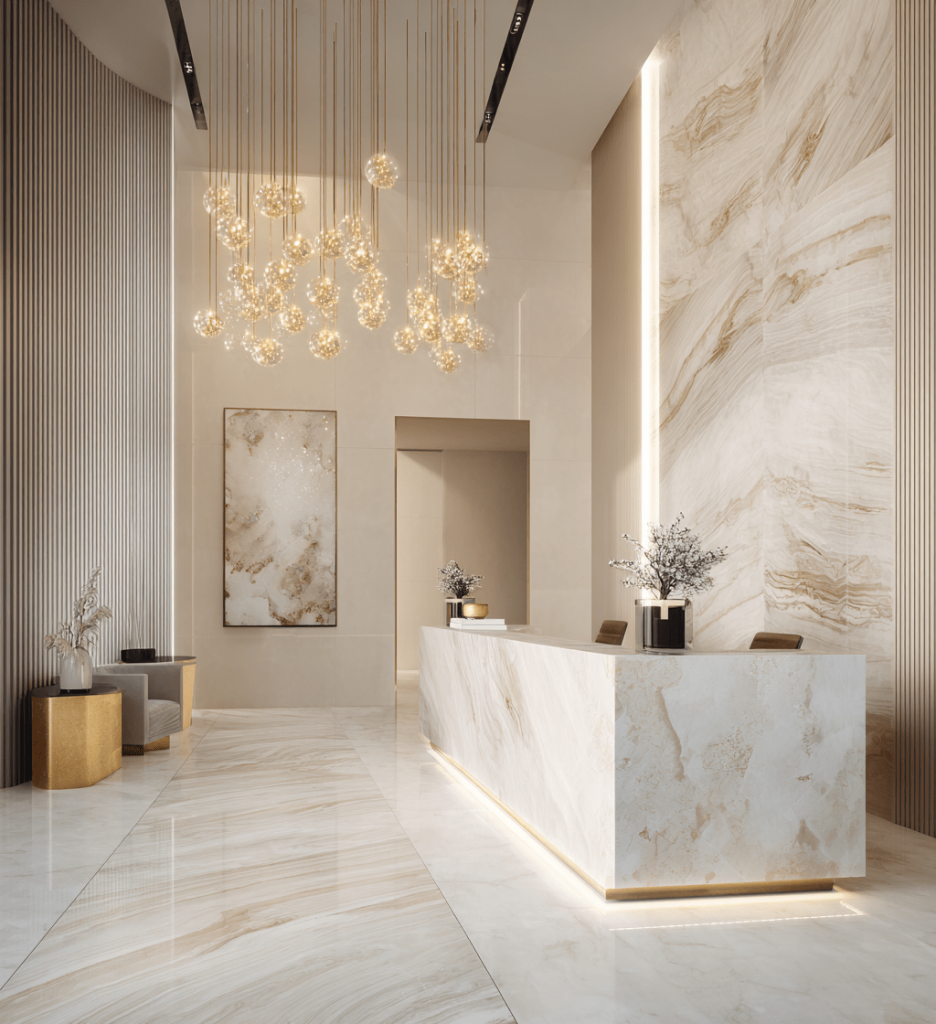 부천치과 데스크 내부